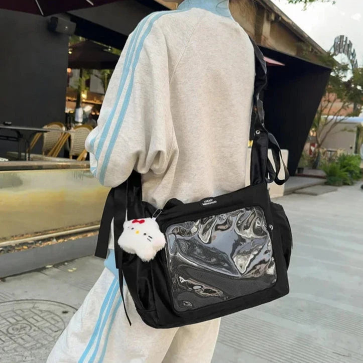 kawaiies-softtoys-plushies-kawaii-plush-Japanese Satin Handbag with Ruffled Shoulder Straps Bags