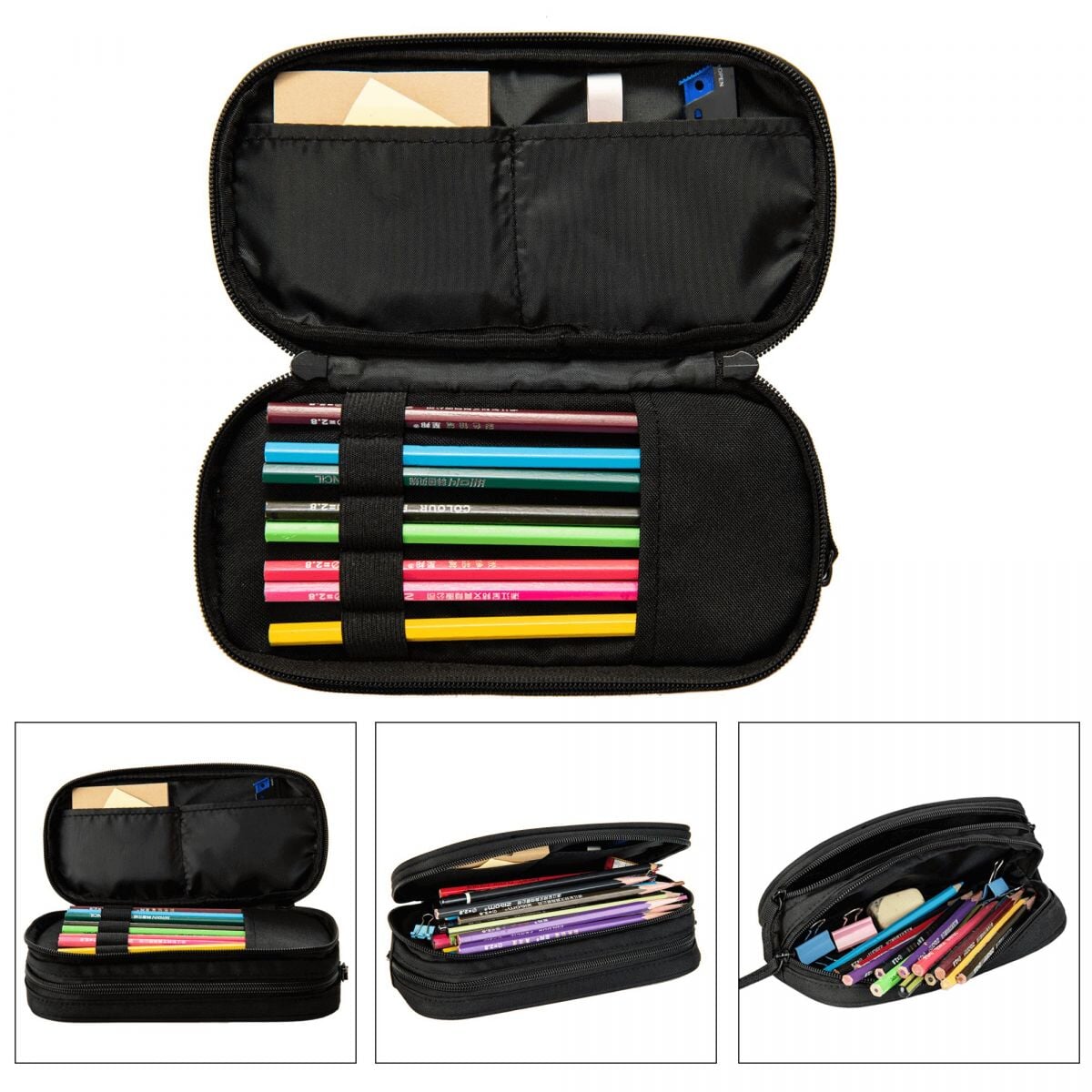 kawaiies-softtoys-plushies-kawaii-plush-Japanese-themed Blue Kokeshi Doll Sunset Pencil Case Pencil Case