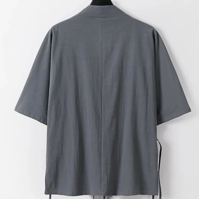 kawaiies-softtoys-plushies-kawaii-plush-Japanese-themed Minimal Plain Men’s Kimono Jacket Kimono