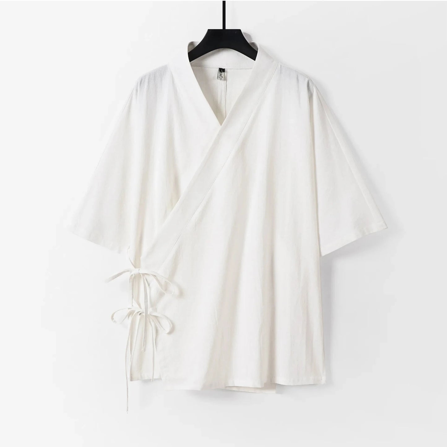 kawaiies-softtoys-plushies-kawaii-plush-Japanese-themed Minimal Plain Men’s Kimono Jacket Kimono White M