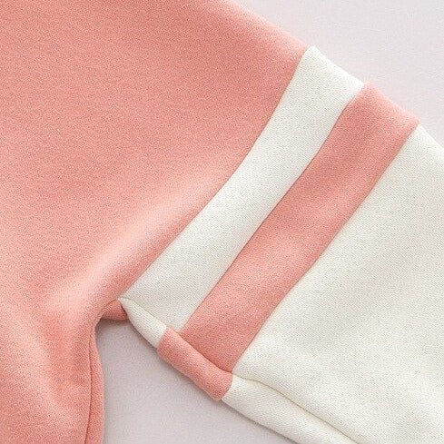 kawaiies-softtoys-plushies-kawaii-plush-Japanese-themed Pink Blue Two-Tone Cat Hoodie Hoodies