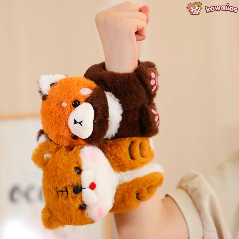 kawaiies-softtoys-plushies-kawaii-plush-Kawaii Animal Slap Snap Wrap Wristband Plushie Collection Soft toy