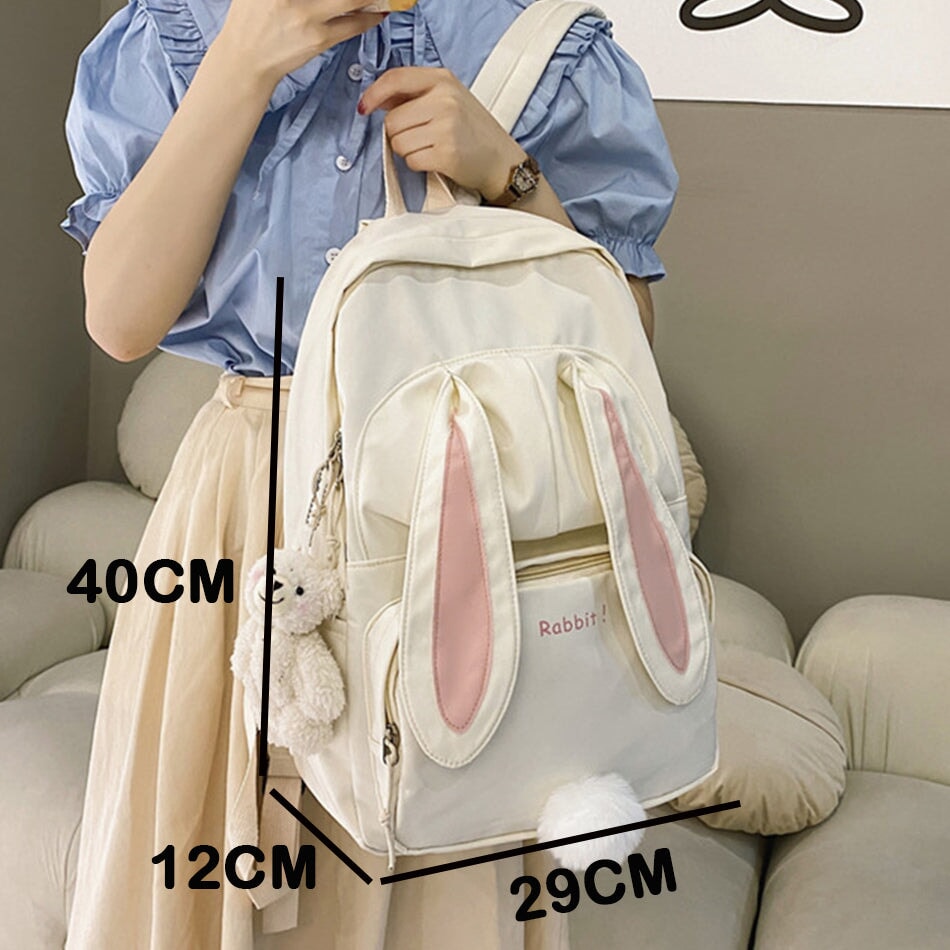 kawaiies-softtoys-plushies-kawaii-plush-Kawaii Bunny Ears Backpack Bag Bag