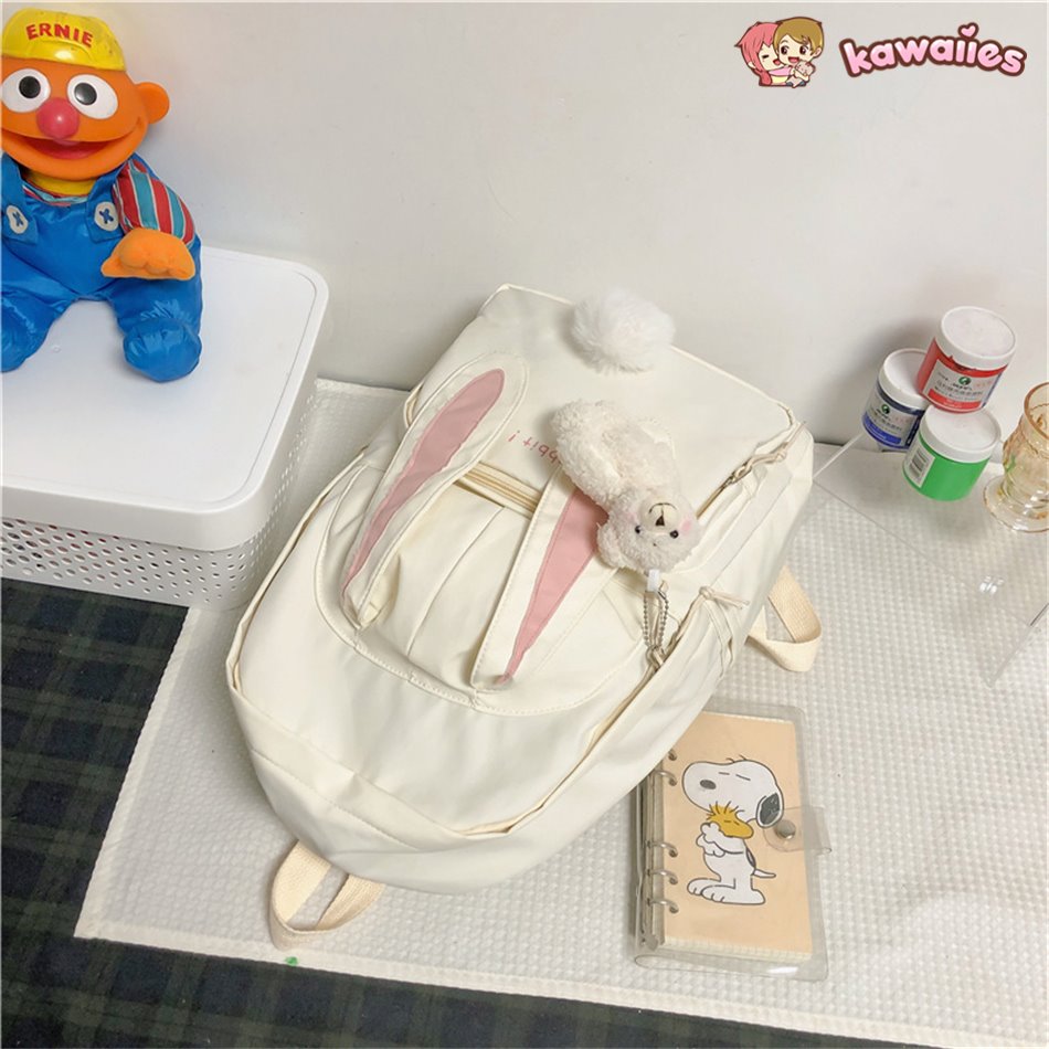 kawaiies-softtoys-plushies-kawaii-plush-Kawaii Bunny Ears Backpack Bag Bag