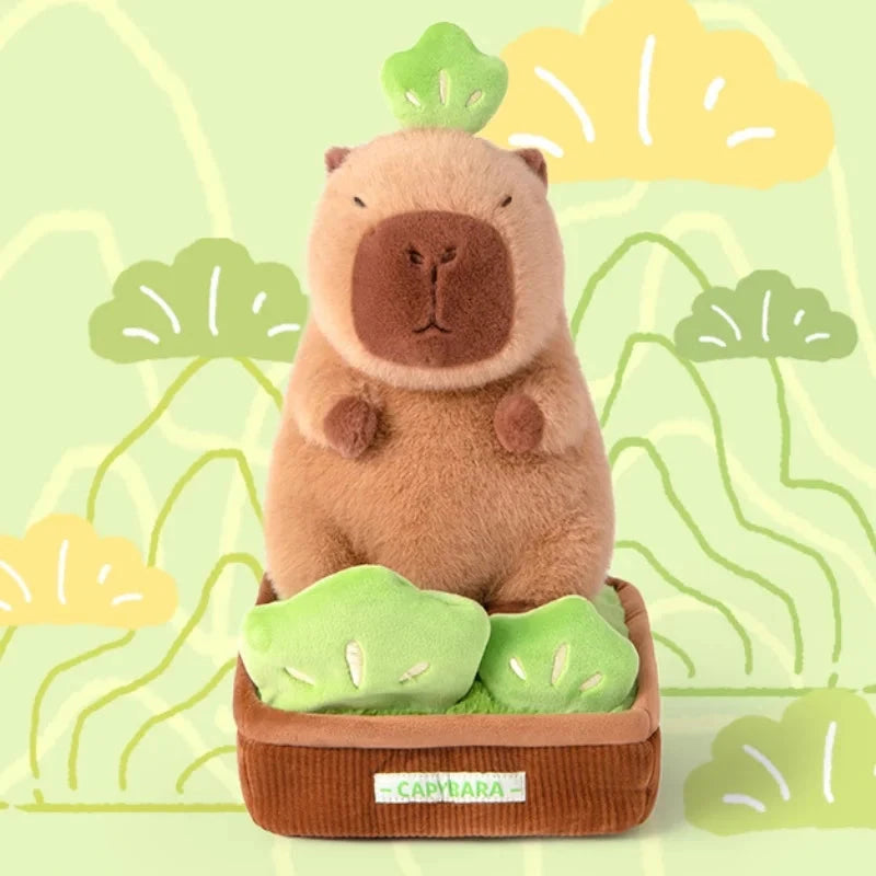 kawaiies-softtoys-plushies-kawaii-plush-Kawaii Capybara Plant Pot Plushie Soft toy