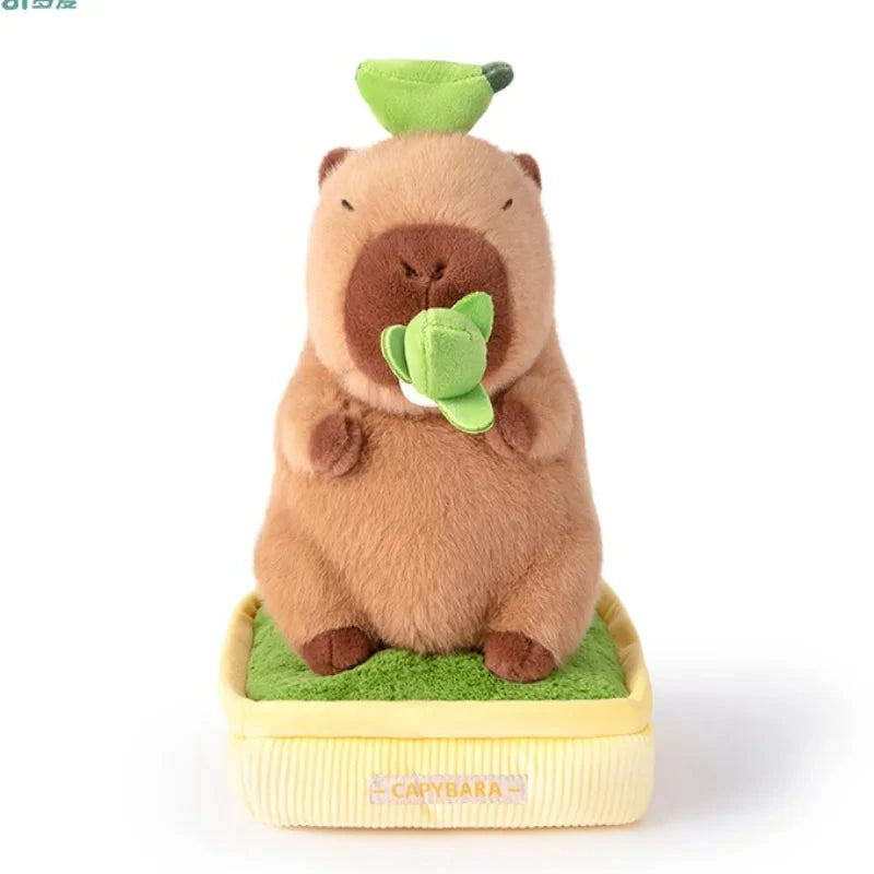 kawaiies-softtoys-plushies-kawaii-plush-Kawaii Capybara Plant Pot Plushie Soft toy Banana