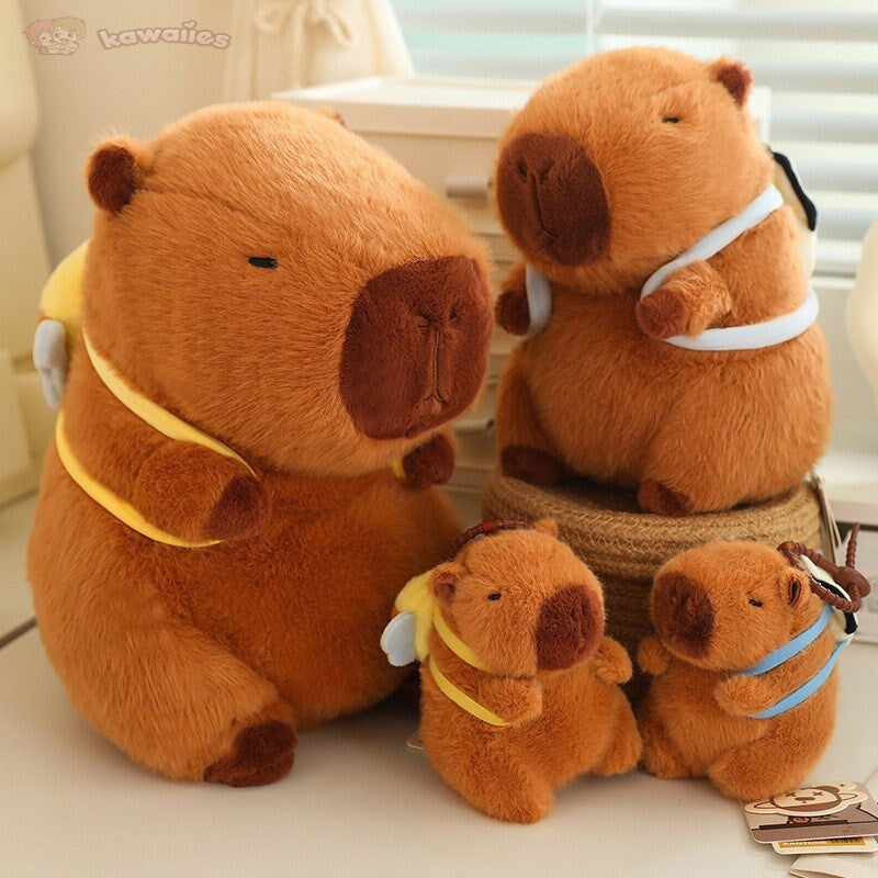 kawaiies-softtoys-plushies-kawaii-plush-Kawaii Capybara with Backpack Plush Collection Soft toy