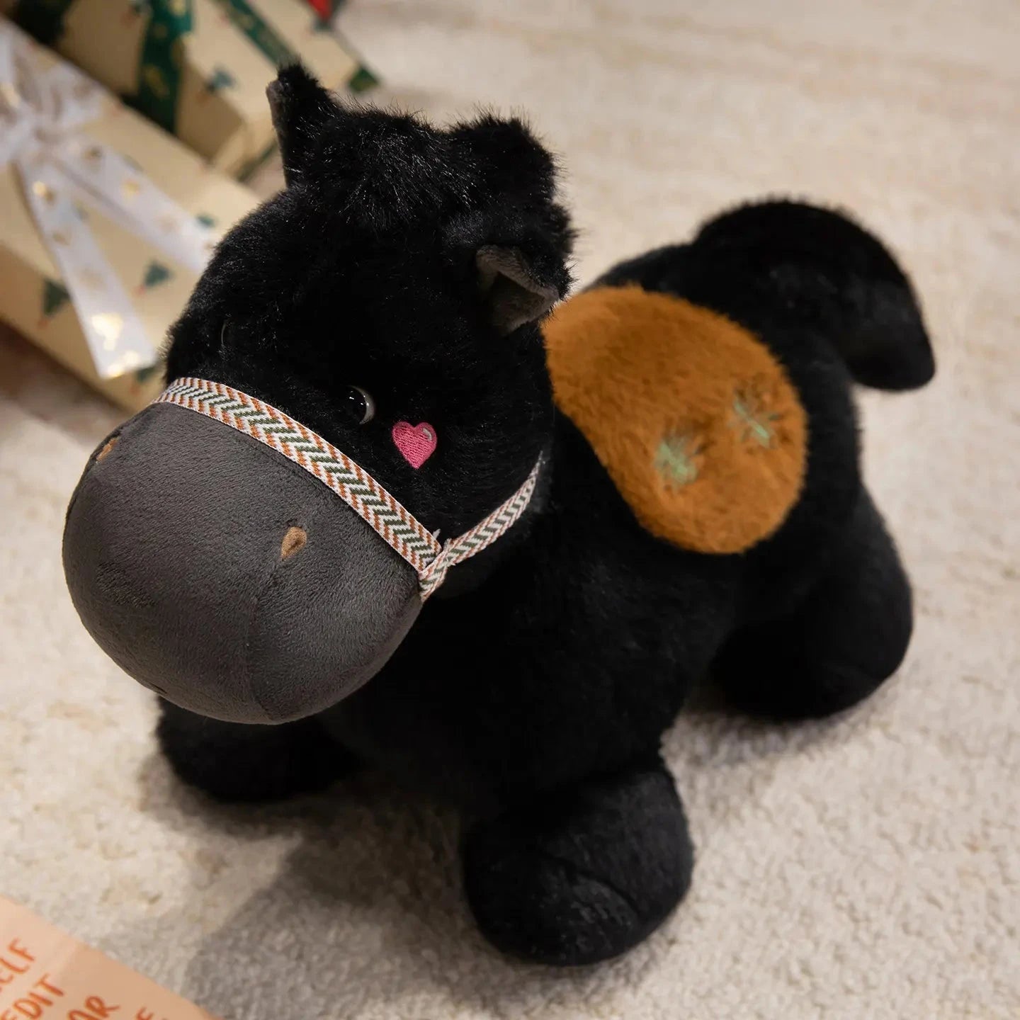 kawaiies-softtoys-plushies-kawaii-plush-Kawaii Chibi Horse Plushies Soft toy Black (Midnight) 25cm