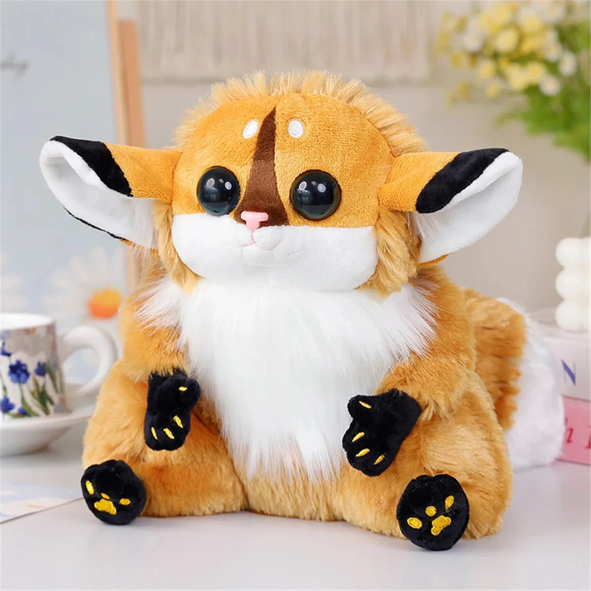 kawaiies-softtoys-plushies-kawaii-plush-Kawaii Chibi Lemur Plushies Soft toy Orange