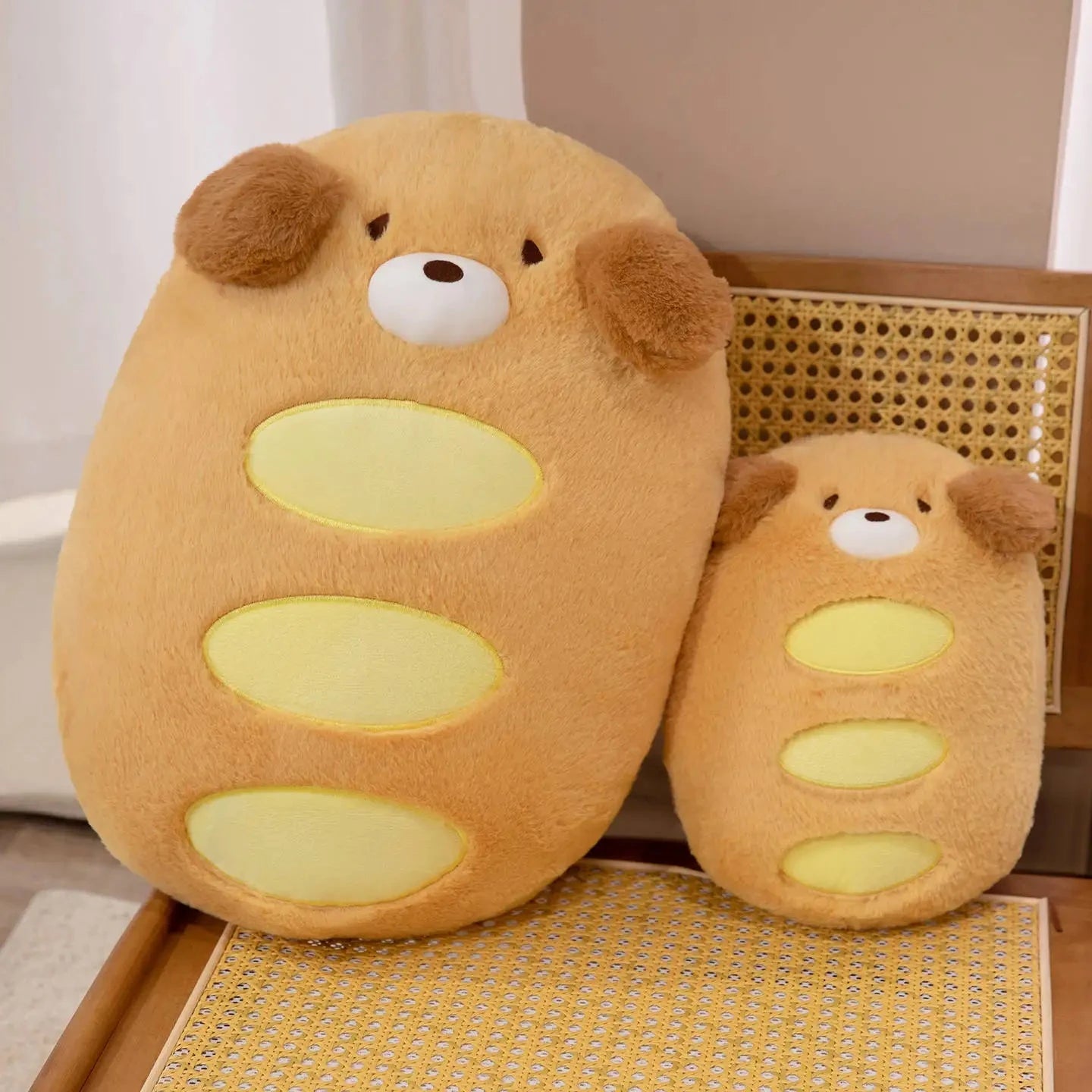 kawaiies-softtoys-plushies-kawaii-plush-Kawaii Dog Bread Baguette Plushie Soft toy