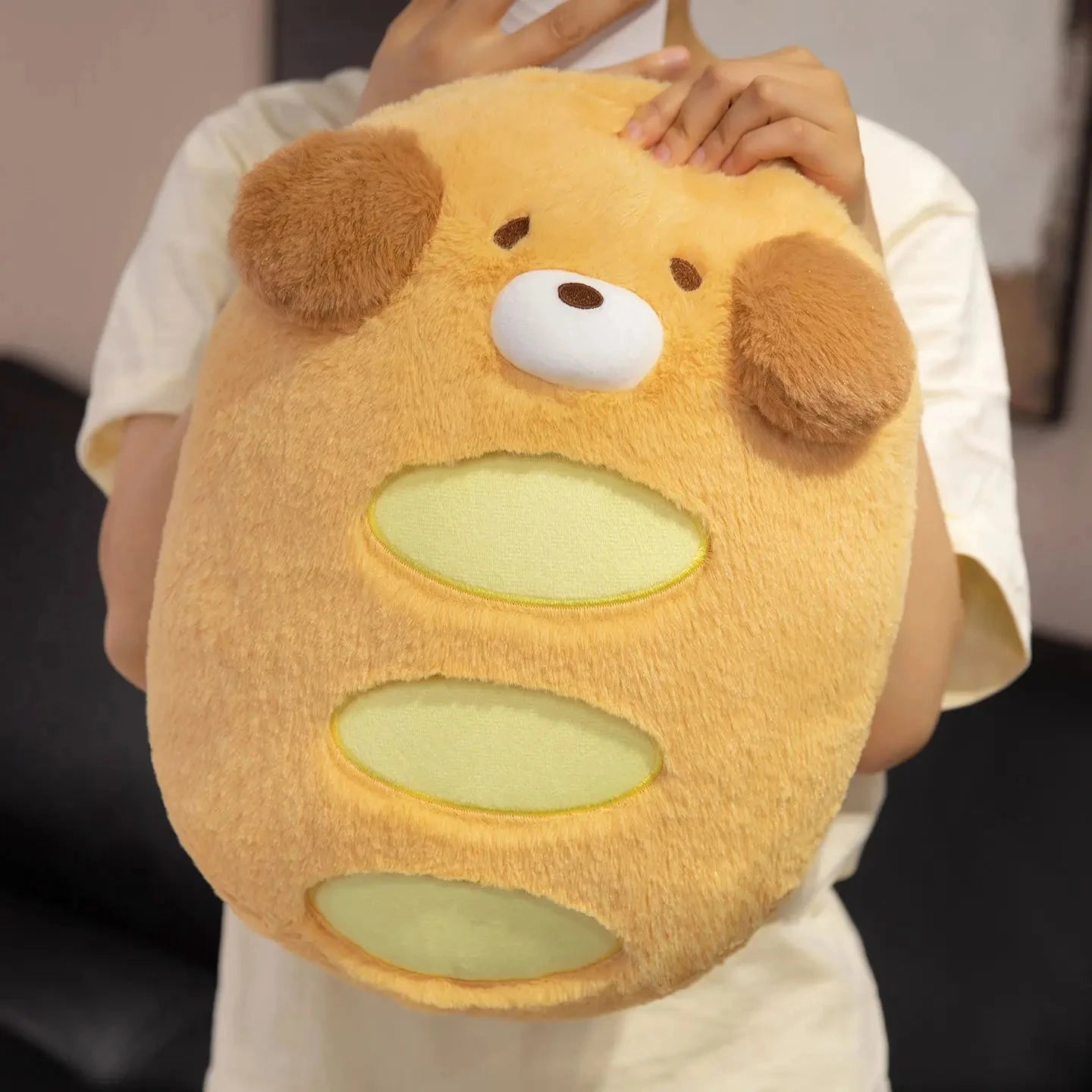 kawaiies-softtoys-plushies-kawaii-plush-Kawaii Dog Bread Baguette Plushie Soft toy