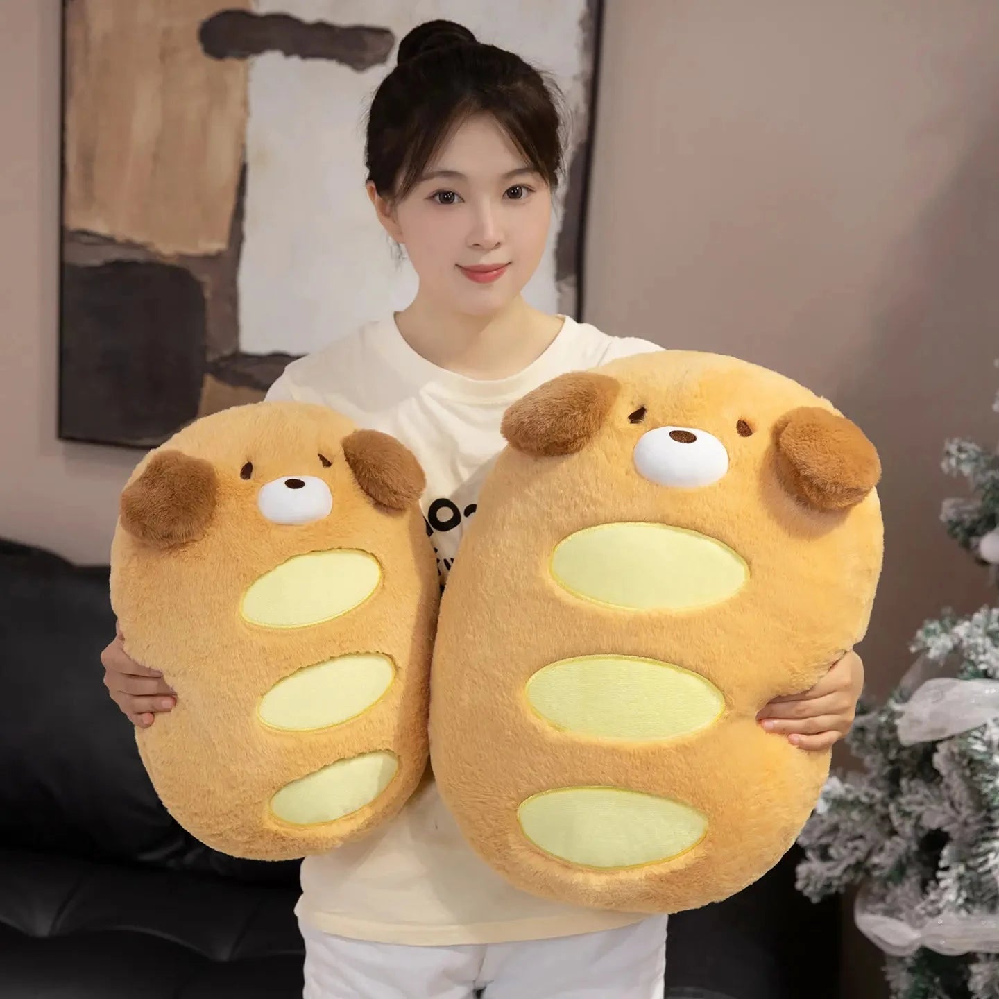 kawaiies-softtoys-plushies-kawaii-plush-Kawaii Dog Bread Baguette Plushie Soft toy