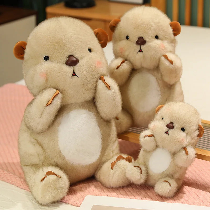 kawaiies-softtoys-plushies-kawaii-plush-Kawaii Fluffy Blushing Otter Plushie Soft toy