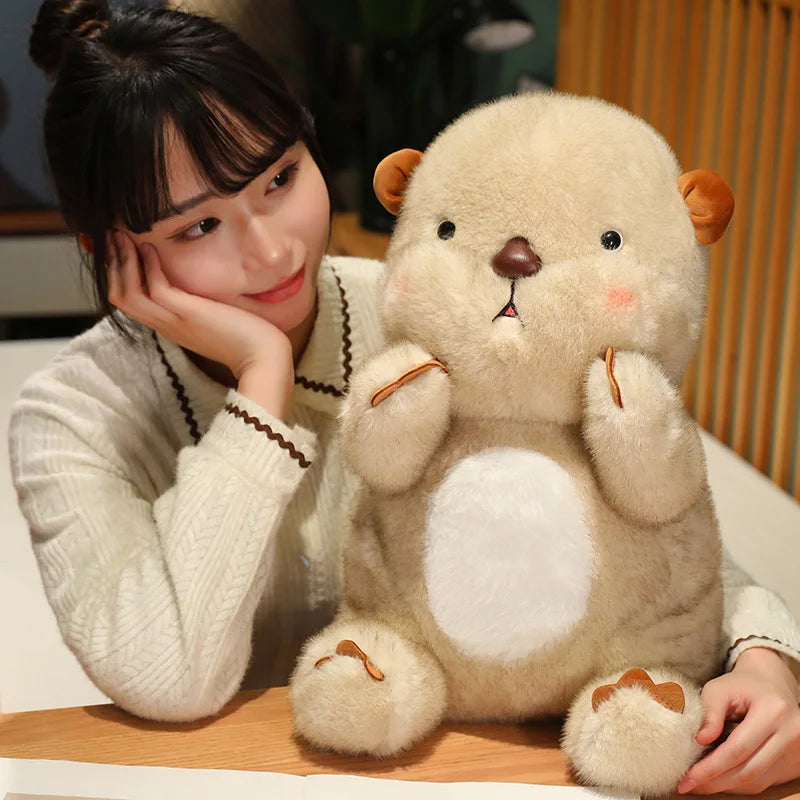 kawaiies-softtoys-plushies-kawaii-plush-Kawaii Fluffy Blushing Otter Plushie Soft toy