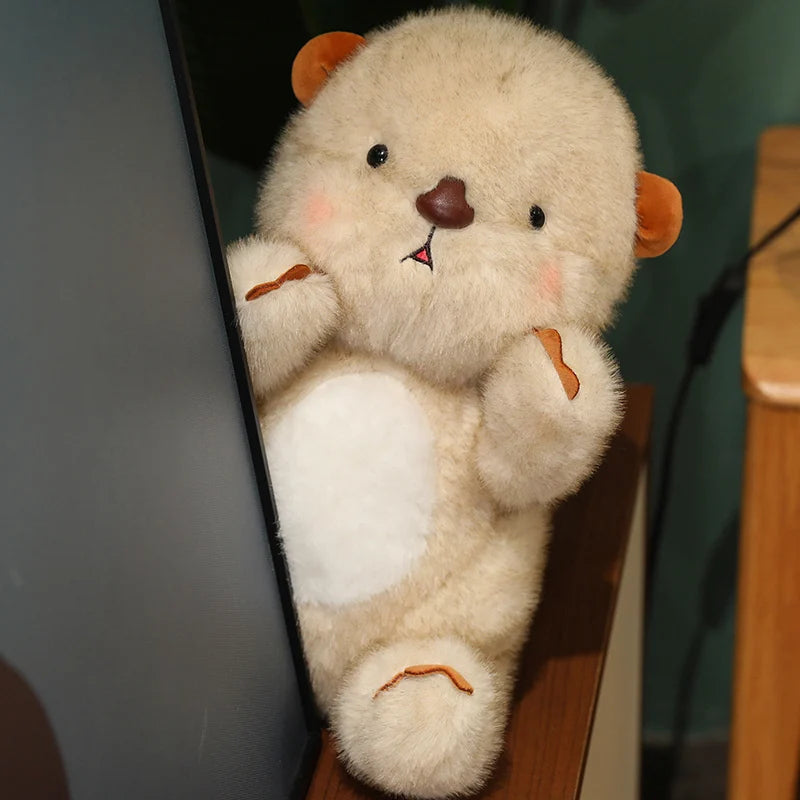 kawaiies-softtoys-plushies-kawaii-plush-Kawaii Fluffy Blushing Otter Plushie Soft toy