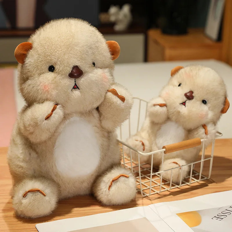 kawaiies-softtoys-plushies-kawaii-plush-Kawaii Fluffy Blushing Otter Plushie Soft toy