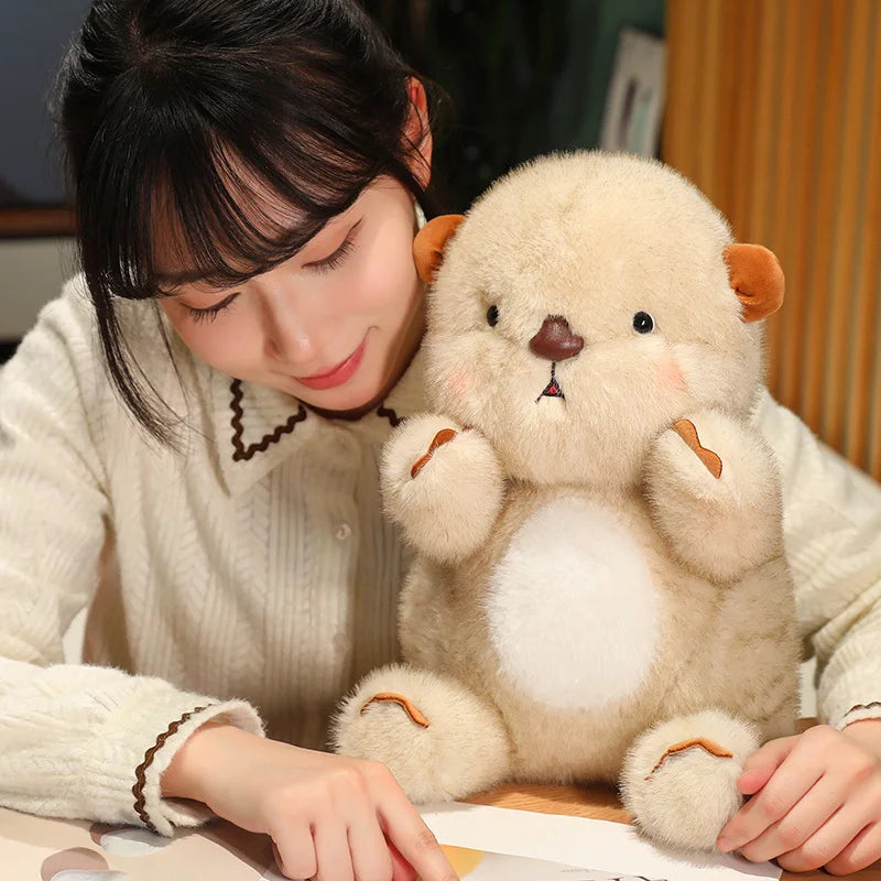 kawaiies-softtoys-plushies-kawaii-plush-Kawaii Fluffy Blushing Otter Plushie Soft toy