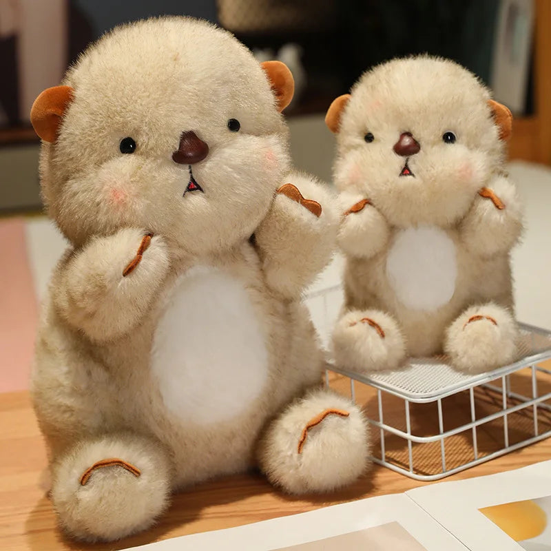 kawaiies-softtoys-plushies-kawaii-plush-Kawaii Fluffy Blushing Otter Plushie Soft toy