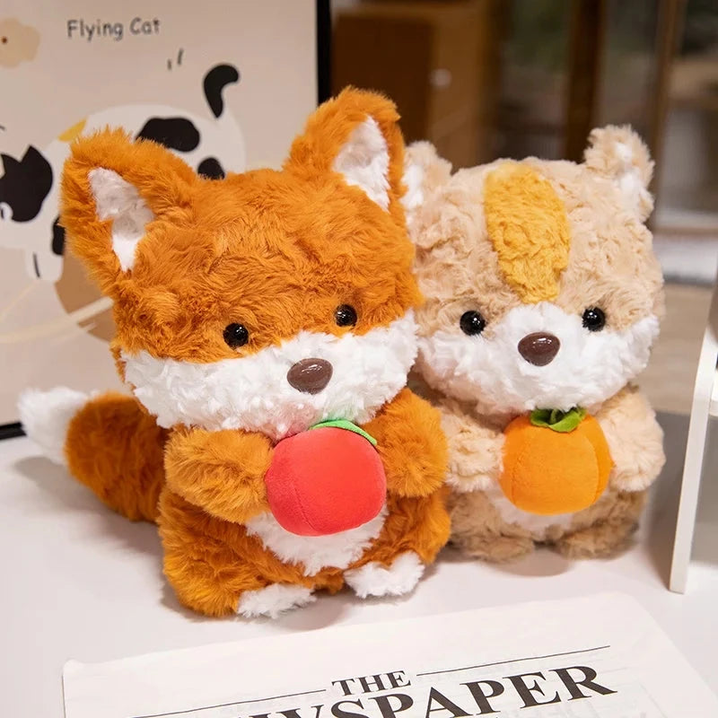 kawaiies-softtoys-plushies-kawaii-plush-Kawaii Fox & Squirrel Chibi Plushies Soft toy