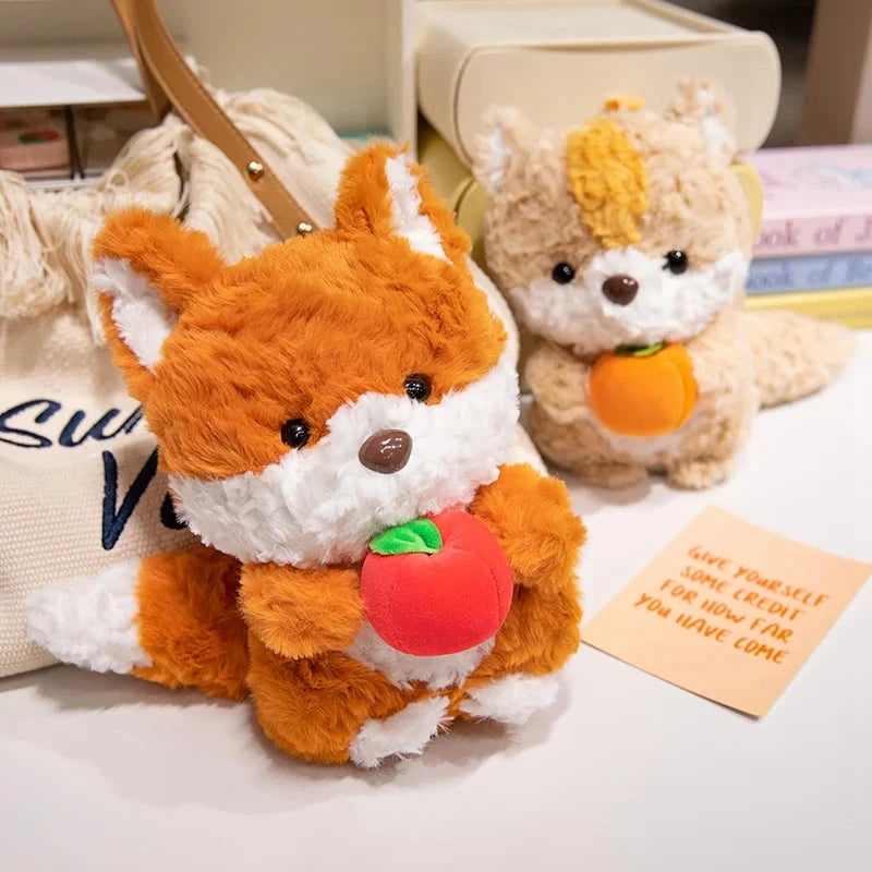 kawaiies-softtoys-plushies-kawaii-plush-Kawaii Fox & Squirrel Chibi Plushies Soft toy