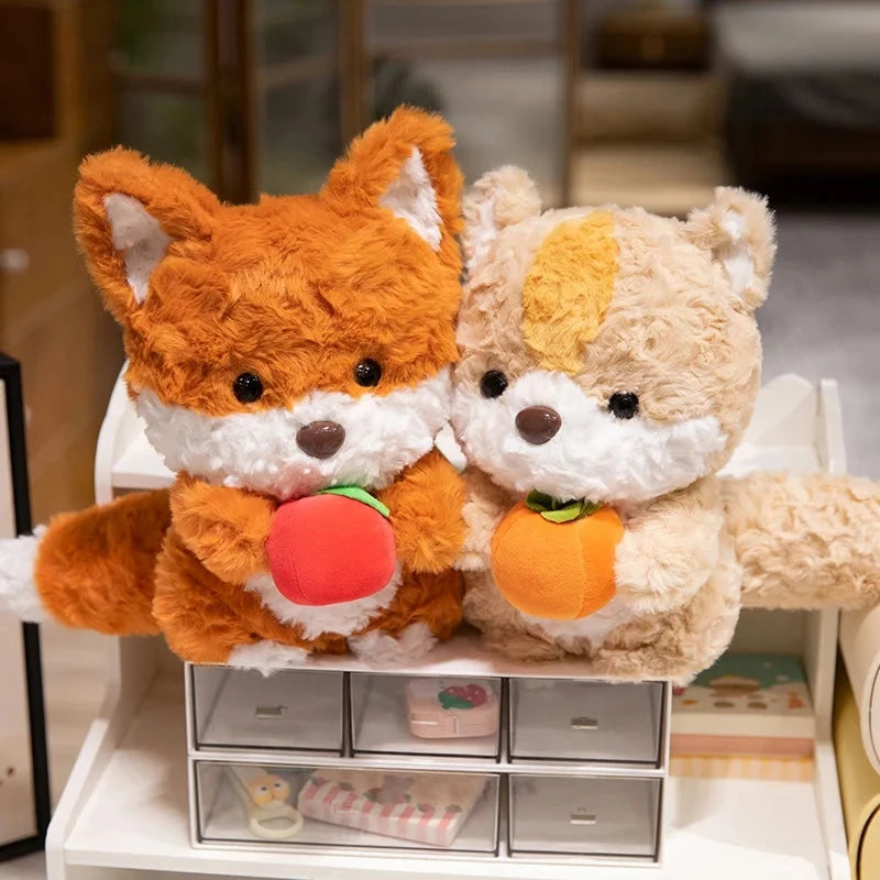 kawaiies-softtoys-plushies-kawaii-plush-Kawaii Fox & Squirrel Chibi Plushies Soft toy
