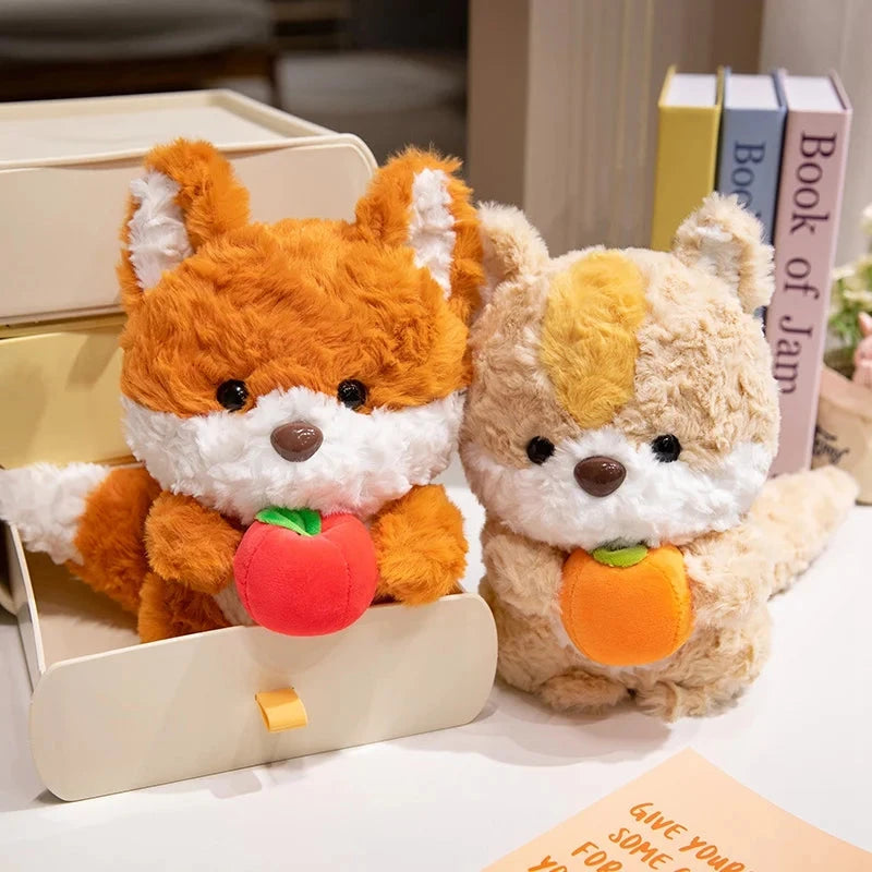 kawaiies-softtoys-plushies-kawaii-plush-Kawaii Fox & Squirrel Chibi Plushies Soft toy