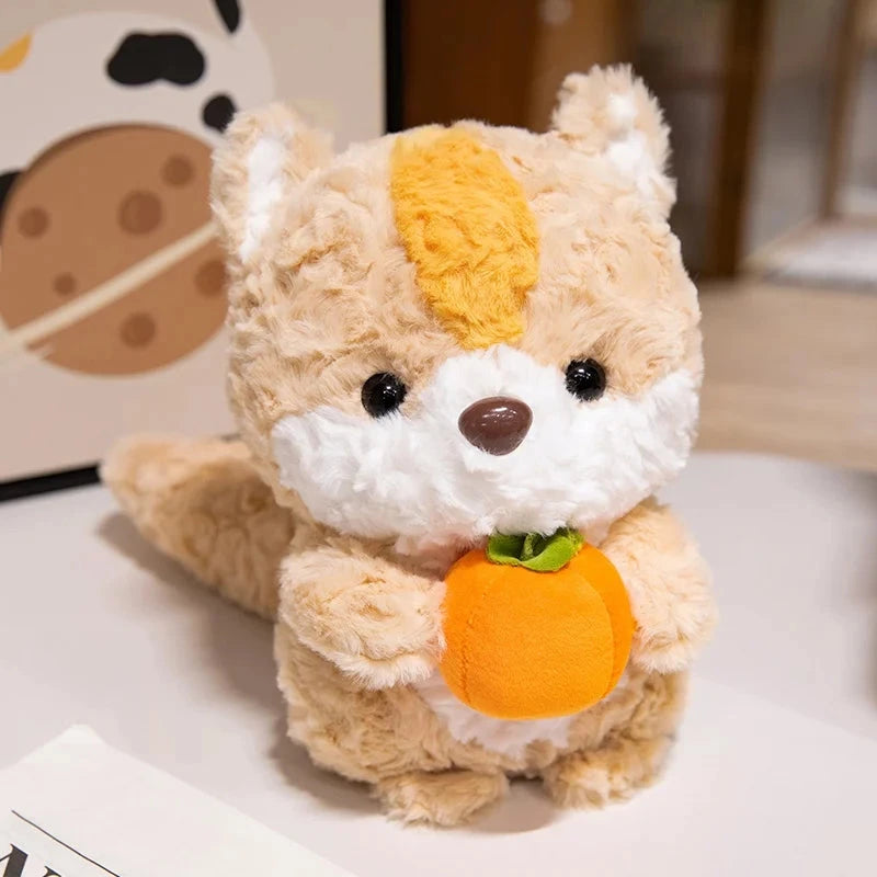kawaiies-softtoys-plushies-kawaii-plush-Kawaii Fox & Squirrel Chibi Plushies Soft toy Squirrel