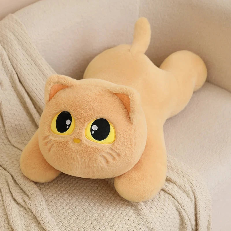 kawaiies-softtoys-plushies-kawaii-plush-Kawaii Giant Cat Plushies Soft toy Brown 65cm