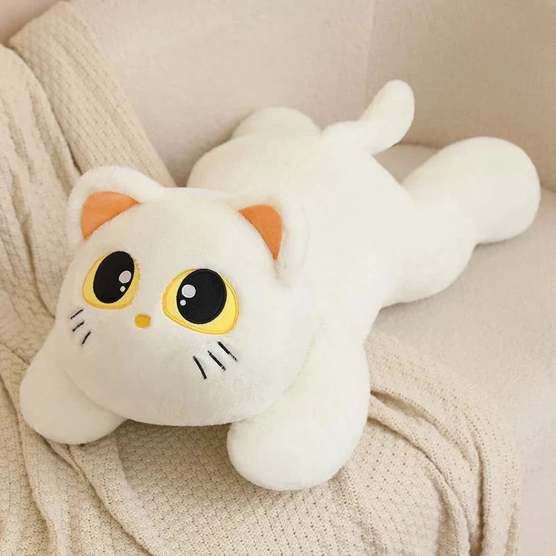 kawaiies-softtoys-plushies-kawaii-plush-Kawaii Giant Cat Plushies Soft toy White 65cm