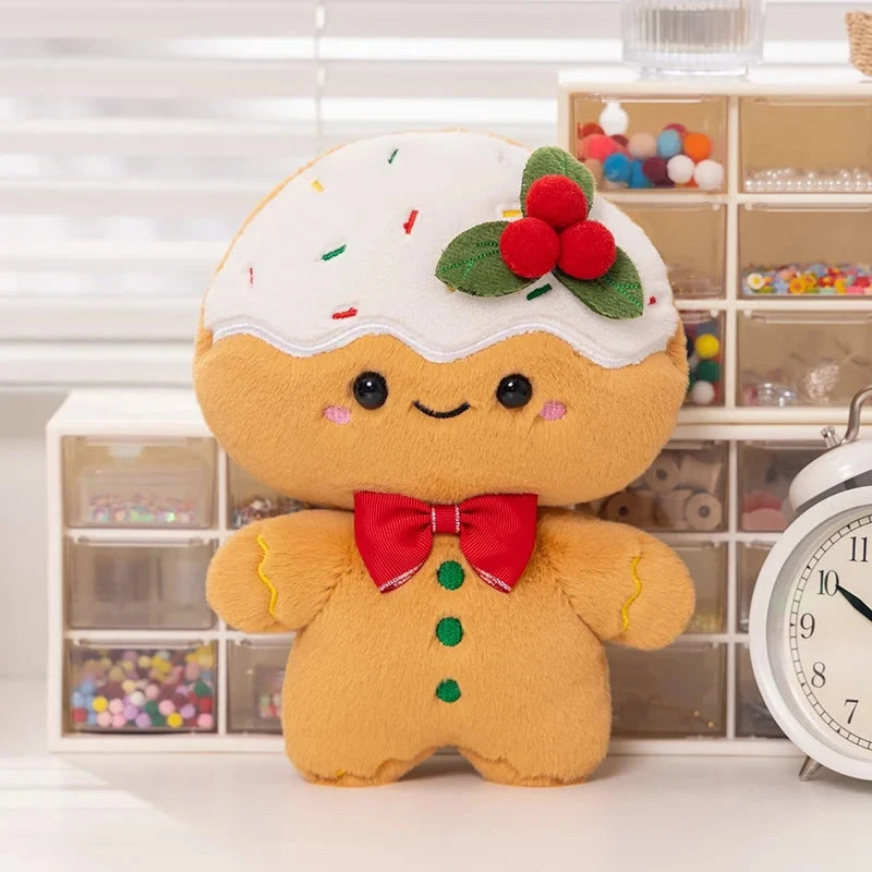 kawaiies-softtoys-plushies-kawaii-plush-Kawaii Gingerbread Man Christmas Plushie Soft toy Holly