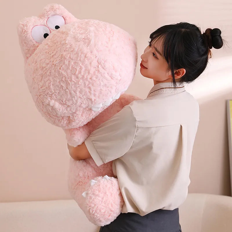 kawaiies-softtoys-plushies-kawaii-plush-Kawaii Goofy Green Pink Dinosaur Plushies Soft toy
