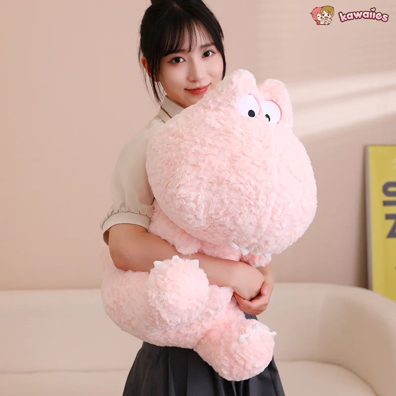 kawaiies-softtoys-plushies-kawaii-plush-Kawaii Goofy Green Pink Dinosaur Plushies Soft toy