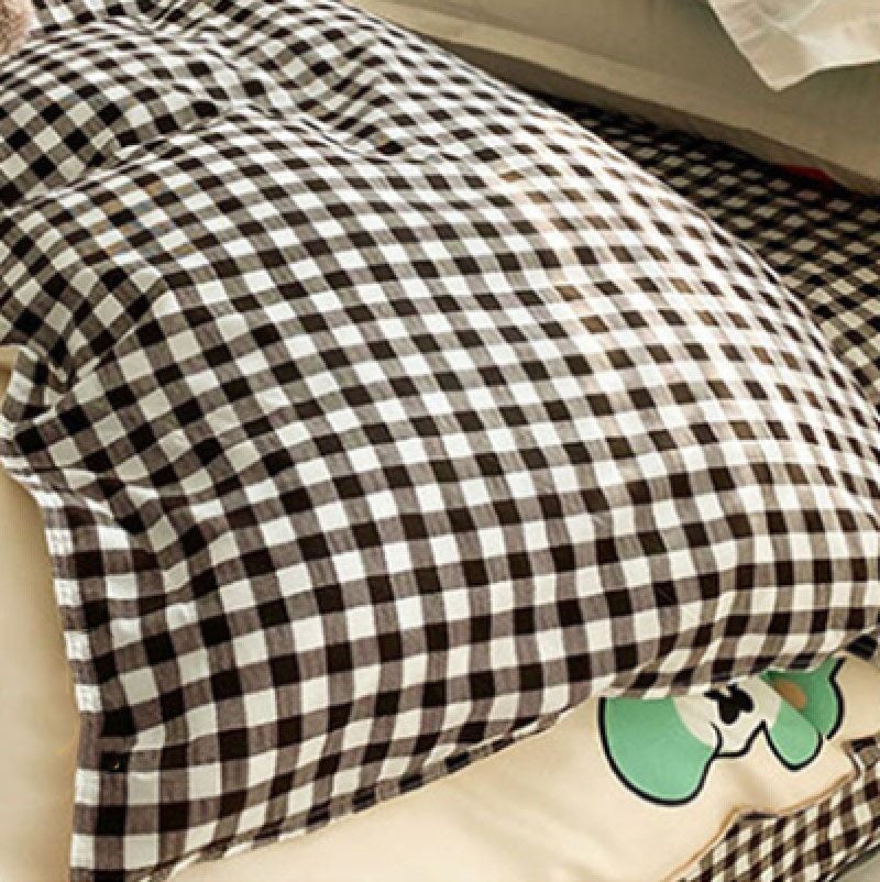 kawaiies-softtoys-plushies-kawaii-plush-Kawaii Green Dinosaur Floral 120gsm Polyester Bedding Set | NEW Bedding Sets