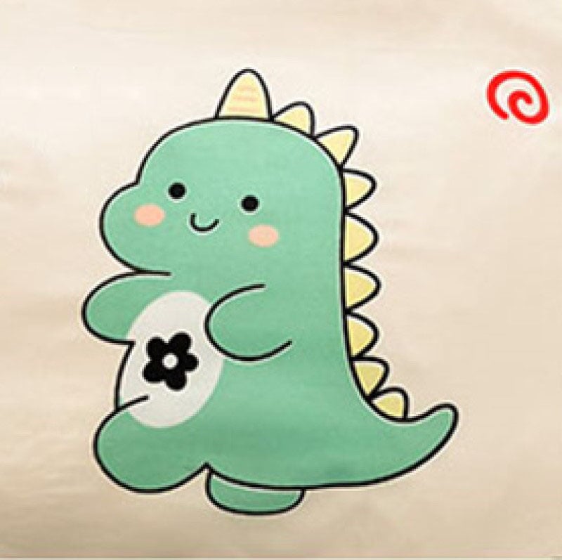 kawaiies-softtoys-plushies-kawaii-plush-Kawaii Green Dinosaur Floral 120gsm Polyester Bedding Set | NEW Bedding Sets
