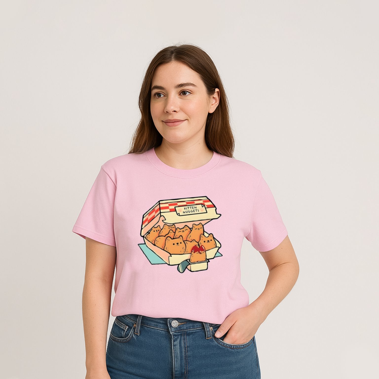 kawaiies-softtoys-plushies-kawaii-plush-Kawaii Kitten Nuggets Unisex Tee Apparel
