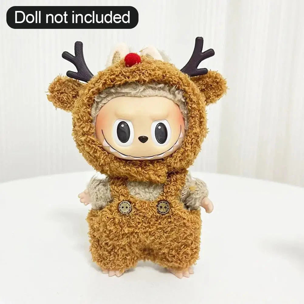 kawaiies-softtoys-plushies-kawaii-plush-. Kawaii Labubu Dino Bee Shark Outift Accessories 01(Clothes Only)