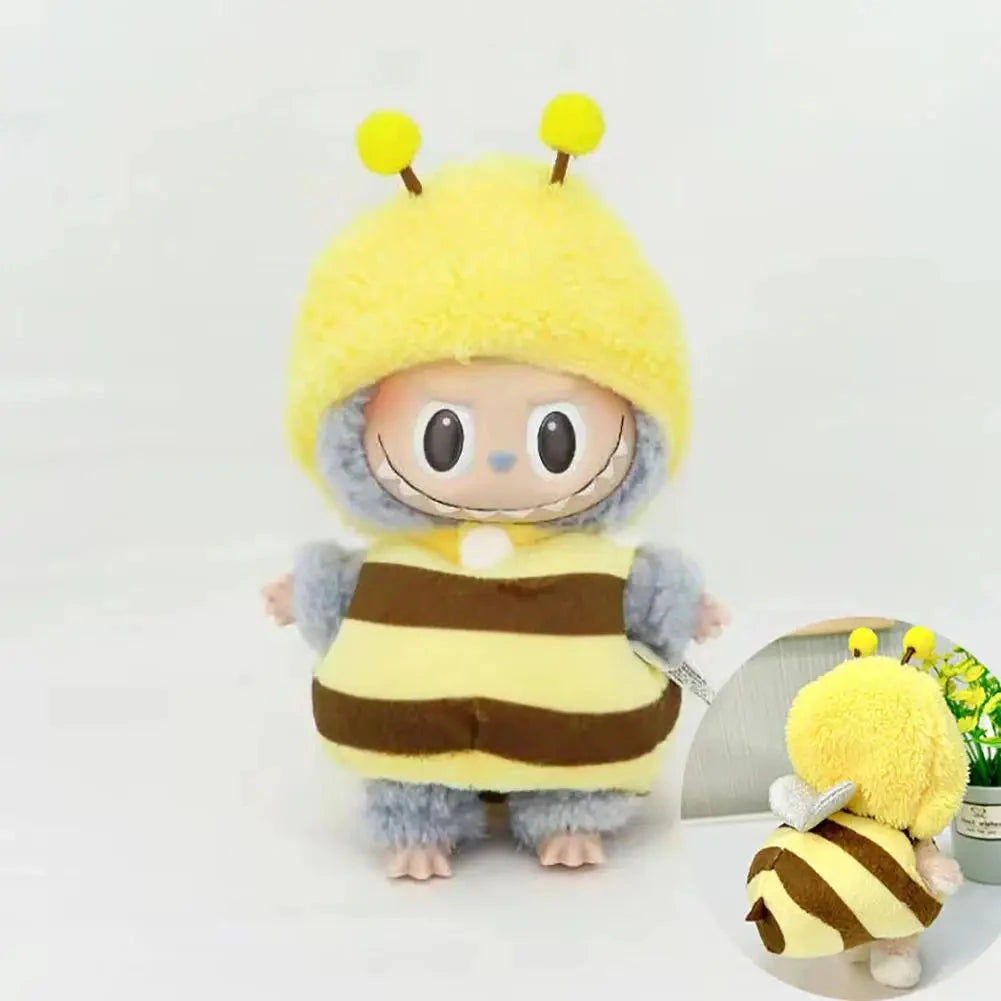 kawaiies-softtoys-plushies-kawaii-plush-. Kawaii Labubu Dino Bee Shark Outift Accessories