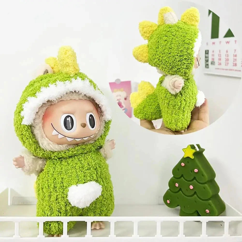 kawaiies-softtoys-plushies-kawaii-plush-. Kawaii Labubu Dino Bee Shark Outift Accessories