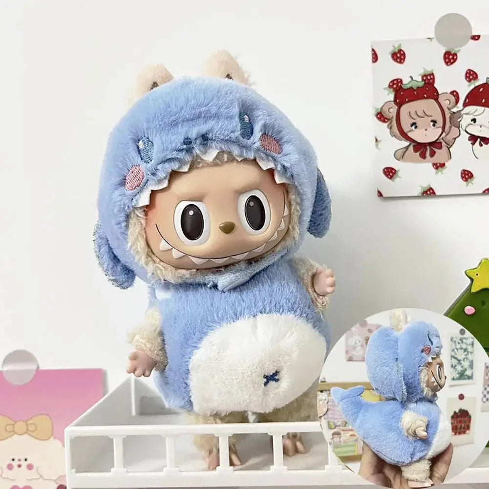 kawaiies-softtoys-plushies-kawaii-plush-. Kawaii Labubu Dino Bee Shark Outift Accessories