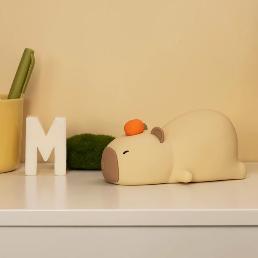 kawaiies-softtoys-plushies-kawaii-plush-Kawaii Laying Capybara LED Night Light Home Decor
