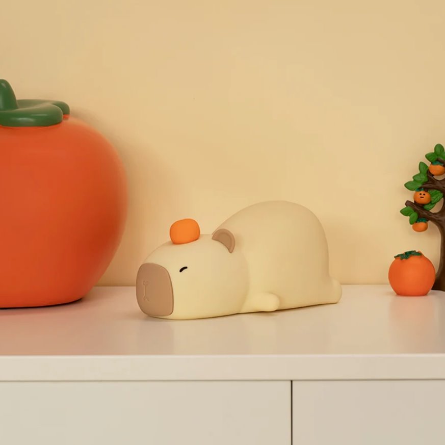 kawaiies-softtoys-plushies-kawaii-plush-Kawaii Laying Capybara LED Night Light Home Decor