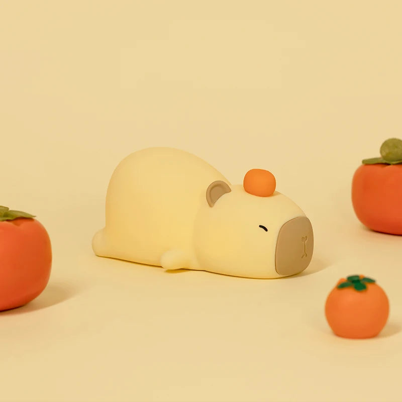 kawaiies-softtoys-plushies-kawaii-plush-Kawaii Laying Capybara LED Night Light Home Decor