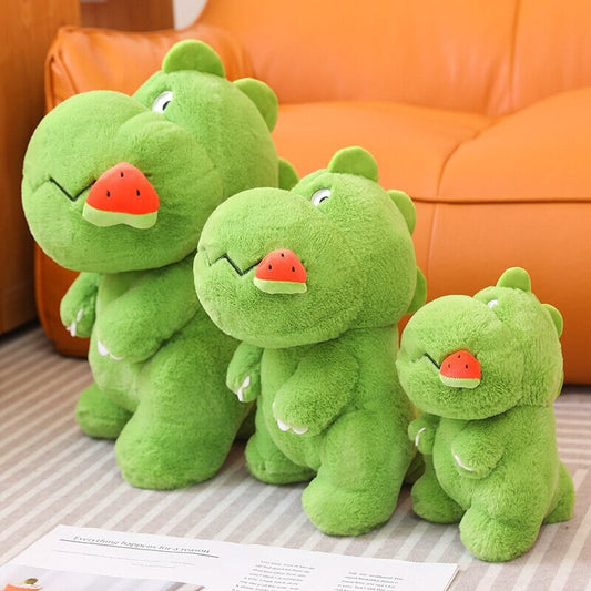 kawaiies-softtoys-plushies-kawaii-plush-Kawaii Pink Green Fluffy Dinosaur Plushies | NEW Soft toy