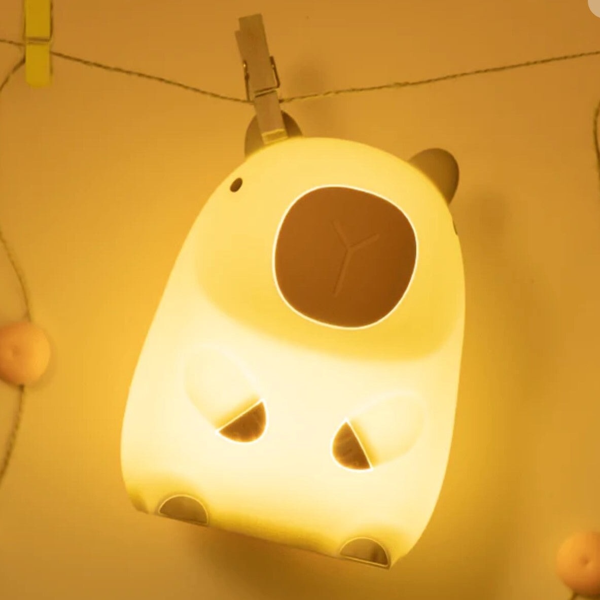 kawaiies-softtoys-plushies-kawaii-plush-Kawaii Sitting Capybara LED Night Light Home Decor
