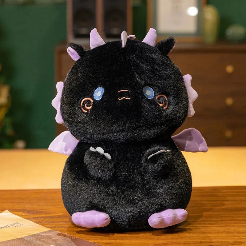 kawaiies-softtoys-plushies-kawaii-plush-Kawaii Small Dragon Plushies Soft toy Black