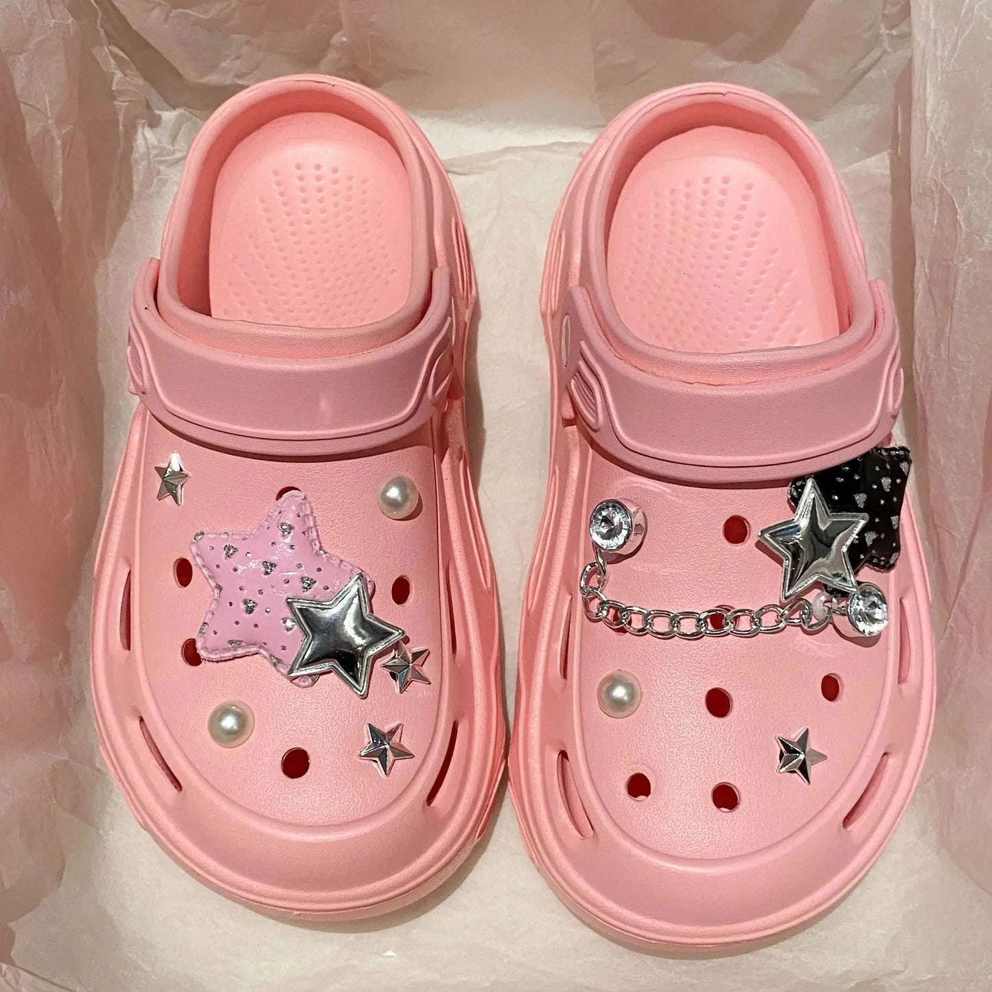 kawaiies-softtoys-plushies-kawaii-plush-Kawaii Star Chunky Platform Clogs Slippers