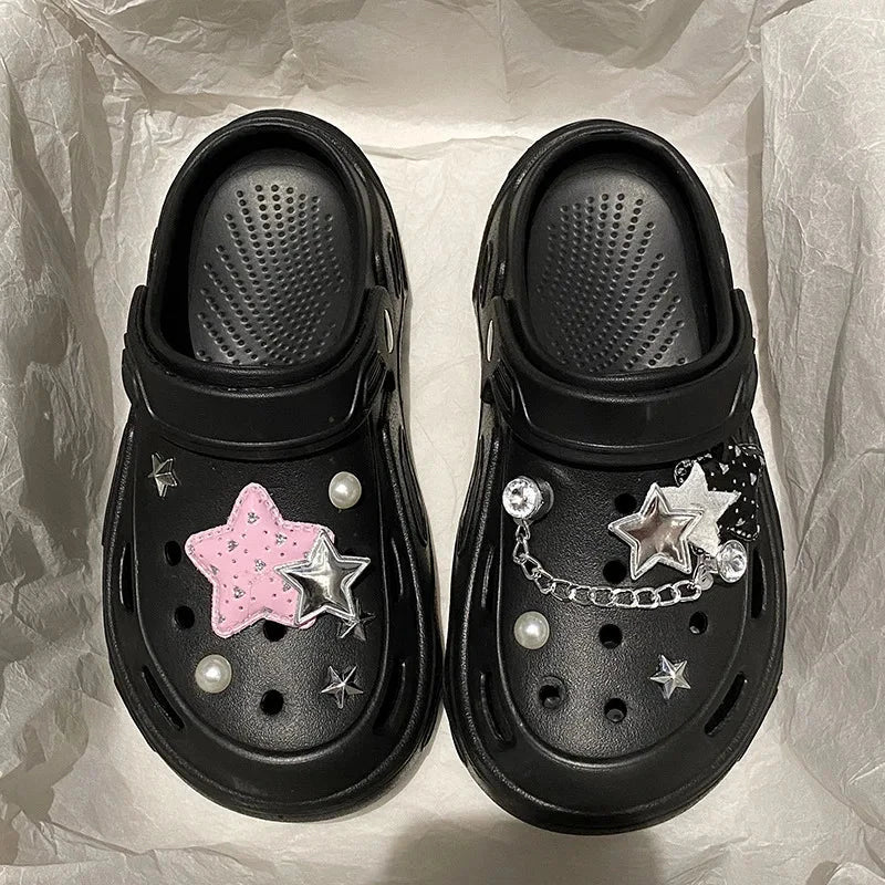 kawaiies-softtoys-plushies-kawaii-plush-Kawaii Star Chunky Platform Clogs Slippers