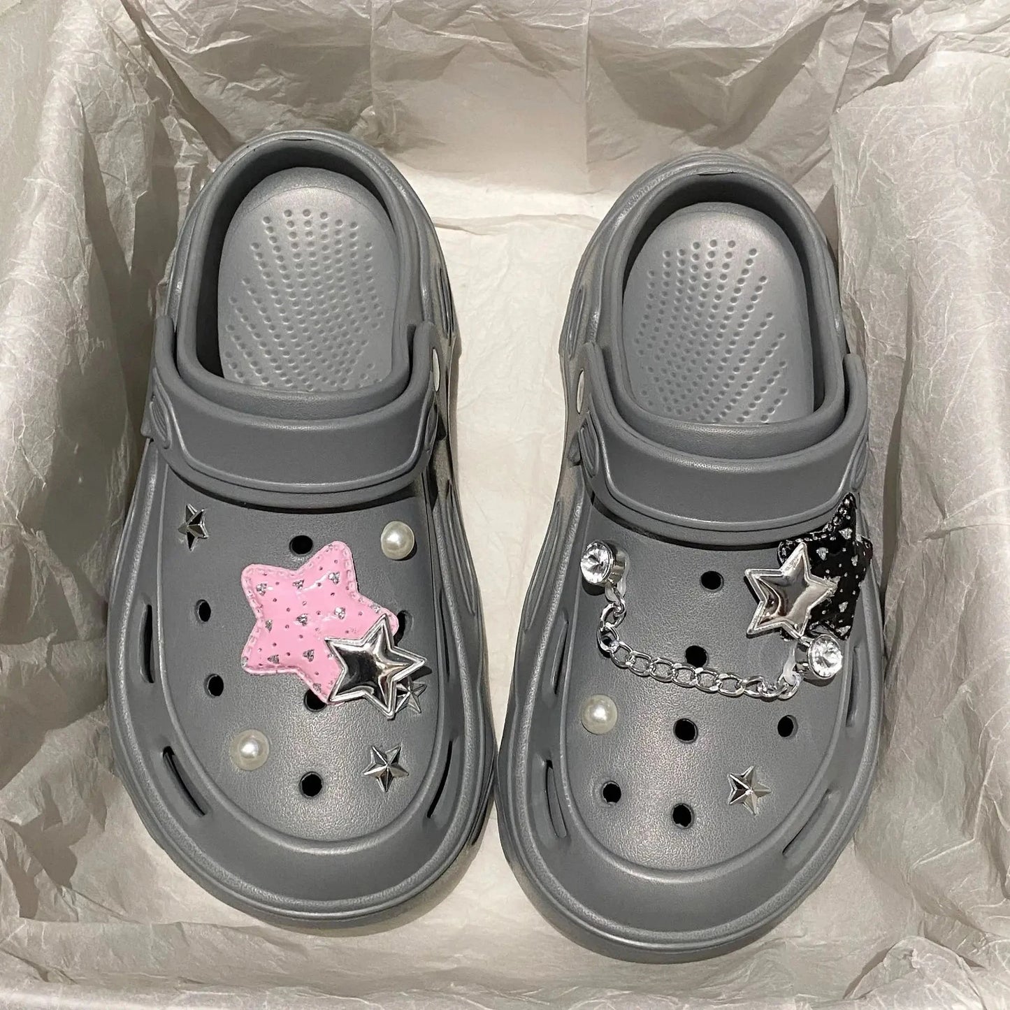 kawaiies-softtoys-plushies-kawaii-plush-Kawaii Star Chunky Platform Clogs Slippers