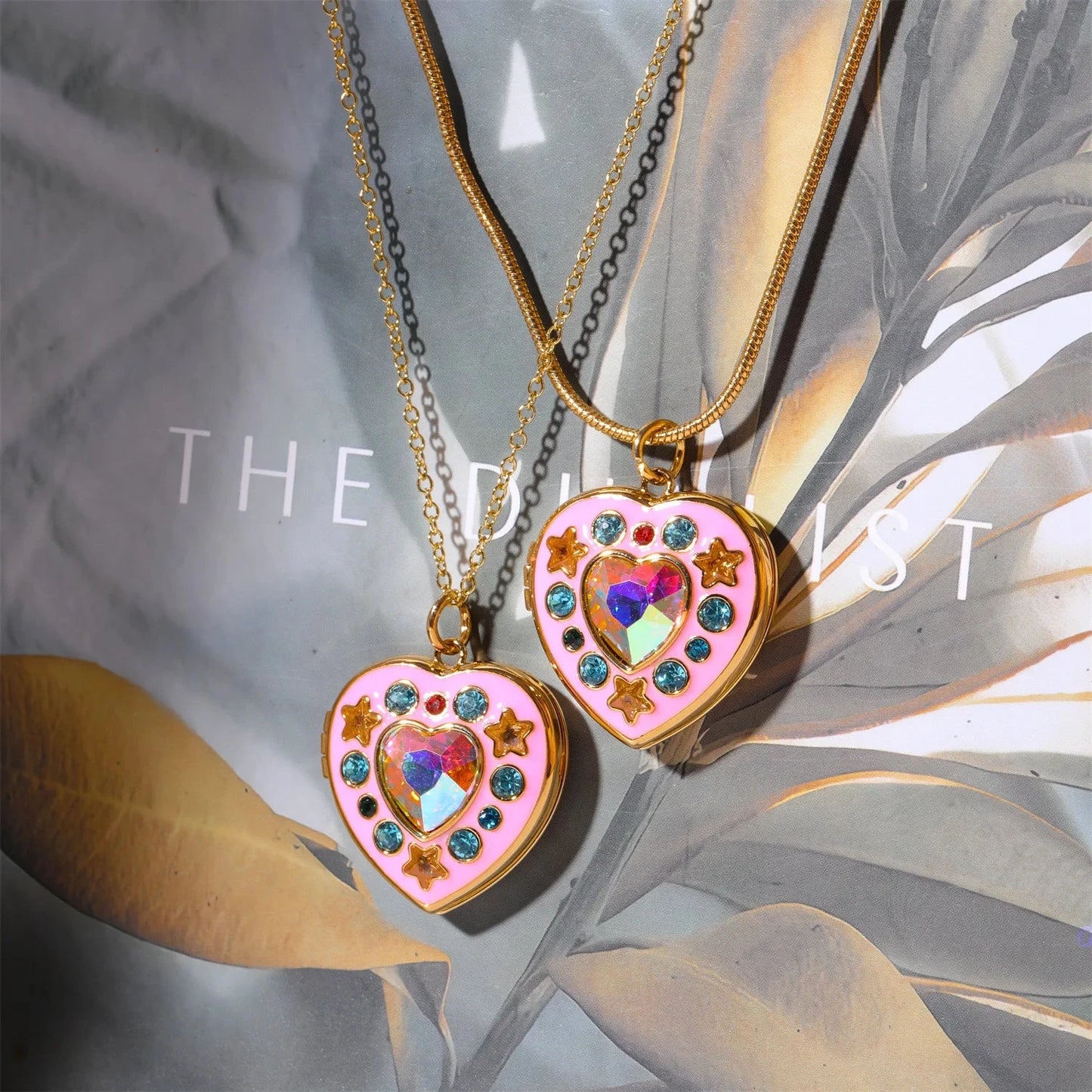 kawaiies-softtoys-plushies-kawaii-plush-Kawaii Star & Heart Gem Pendant Necklaces Jewelry