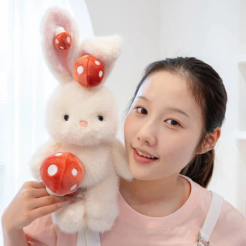 kawaiies-softtoys-plushies-kawaii-plush-Kawaii White Bunny Mushroom Plushie Soft toy